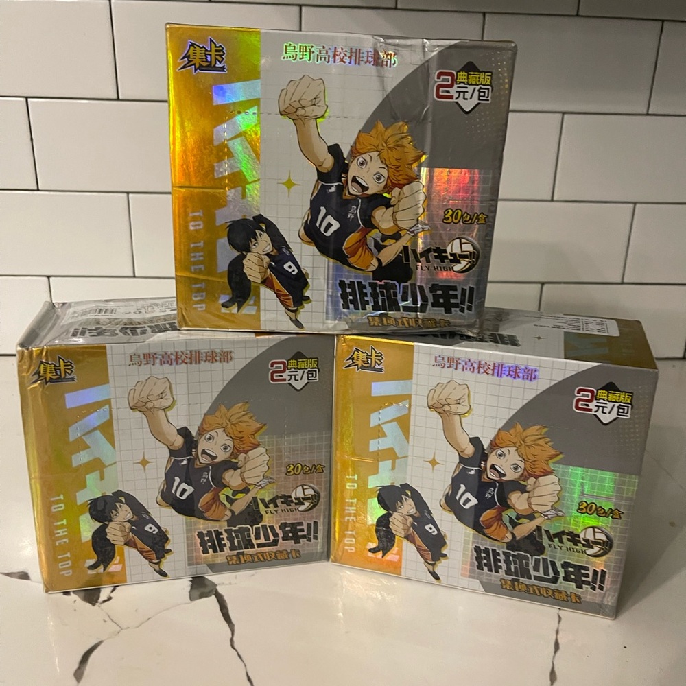 Haikyuu!! Hinata Shoyo Trading Card 30 Pack Booster Box Anime Collection Cards